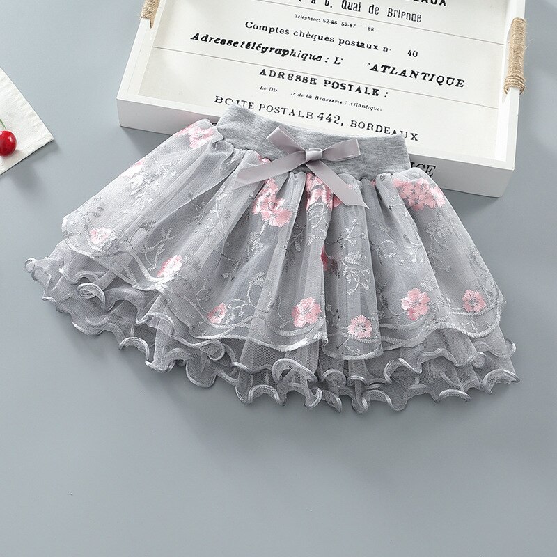 Zomer Meisjes Gebreide Tutu Rok Kinderen Rok Stijl Pluizige Rok Vier Seizoenen Prinses Taart Rok Party Prinses Rok