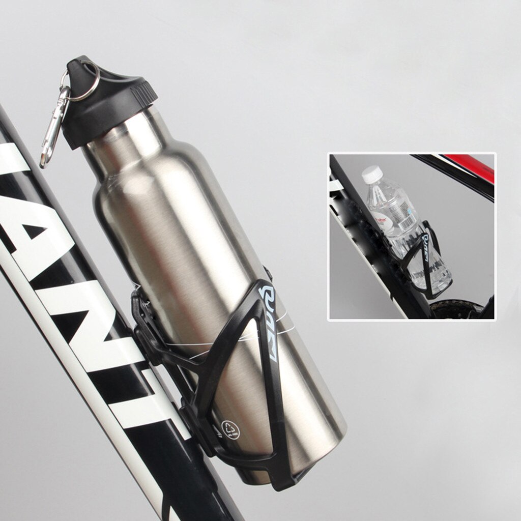 Soporte de botella de agua para bicicleta de montaña, portabotellas de plástico ultraligero, #60