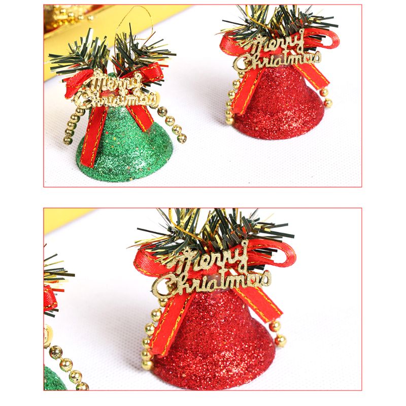 6Pcs Bells Set Ornamenten Kerstboom Decoraties Voor Partij Decoratie QX2E