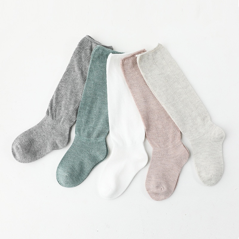 Baby Kniekousen Meisjes Jongens Katoen School Sokken Voor Kids Kinderen Baby Lange Buis Been Warme Lente Zomer Herfst sokken