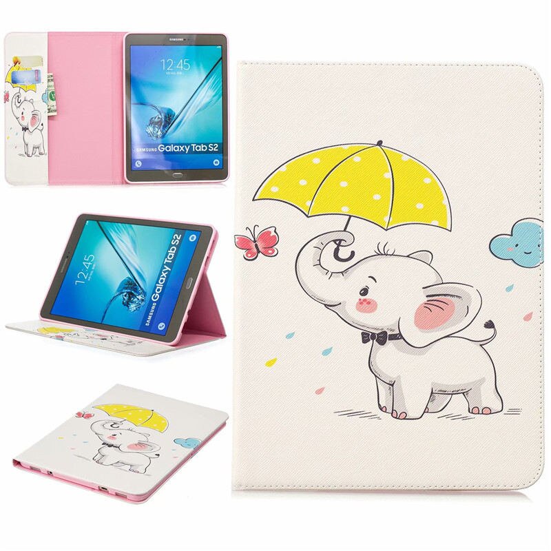 Tablet Case for Samsung Galaxy Tab S2 9.7" - PU Leather Flip Stand Cover with Auto Sleep/Wake: 11