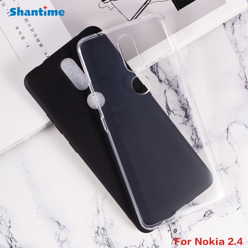 For Nokia 2.4 Gel Pudding Silicone Phone Protective Back Shell For Nokia 2.4 Soft TPU Case
