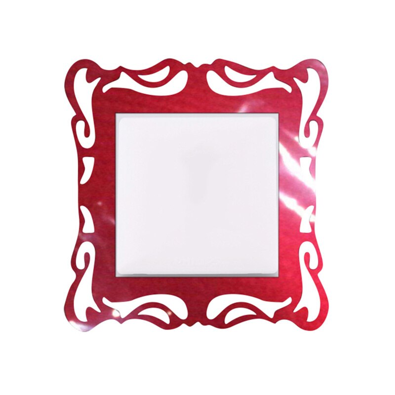 Acryl Spiegel Schakelaar Sticker 3D Muursticker Accessoires Socket Decoratie Kinderen Hotel Kamer Poster On-Off Sticker Keuken Decal