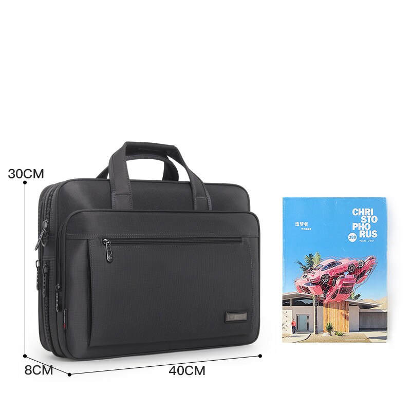 2022 Mannen Zakelijke Laptop Aktetas Schoudertas 15 Inch Waterdichte Nylon Notebook Messenger Handtas Voor Mannen 15 Laptop Tas