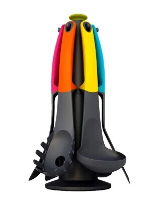 (7pcs) Kitchen Cooking Tools With Holder Kitchen Cooking Utensils Set