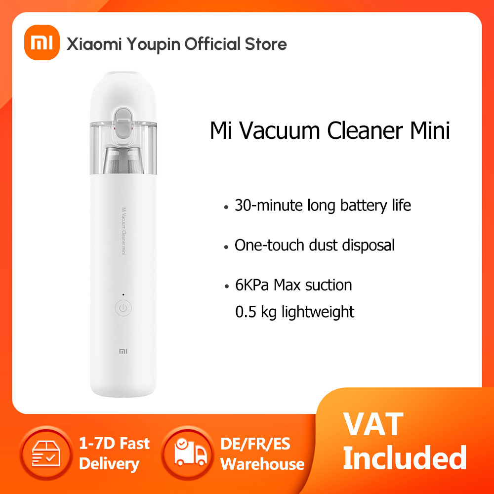 Xiaomi Car Vacuum Cleaner Wireless 6000Pa Handheld Mini Vaccum Cleaner For Car Home Desktop Cleaning Portable Vacuum Cleaner