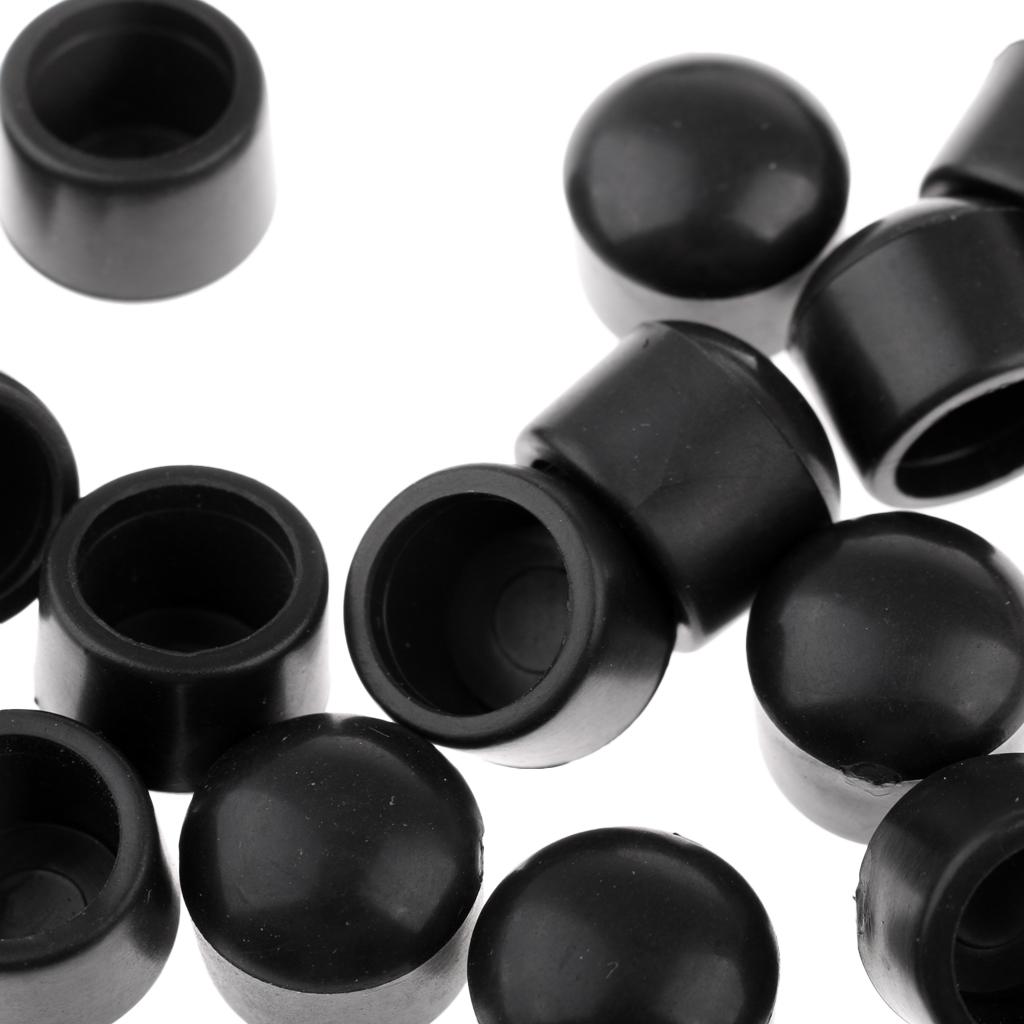 16 capace de tijă pentru aparat de fotbal de masă, plastic 1/2 ''