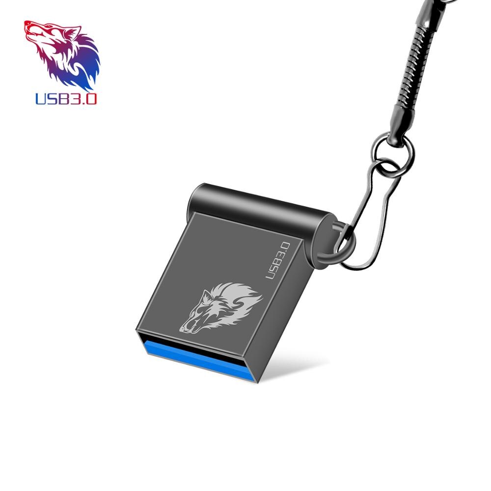 Unidad flash usb Super thiny, 64 gb, 32 gb, alta velocidad, usb 3,0, metal plateado, 16gb, 8gb, 4 gb: 8 GB / gray