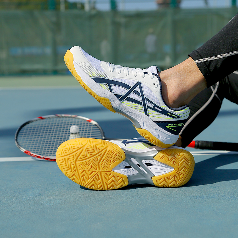 Chaussures de Badminton pour hommes, baskets de Tennis, d'entraînement, de volley-ball, antidérapantes, de , confortables, unisexes