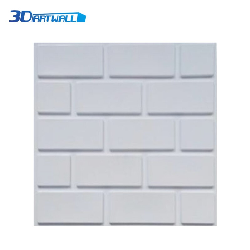 Faux PVC Material 3d Vinyl Wall Panel 3d Wall Stickers 3d Simulation Stickers