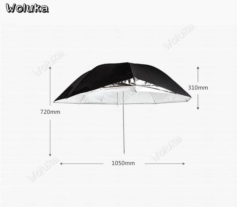 41" Reflective soft white umbrella photography double-layer photo studio umbrella dual-purpose One-whole handle CD50 T10