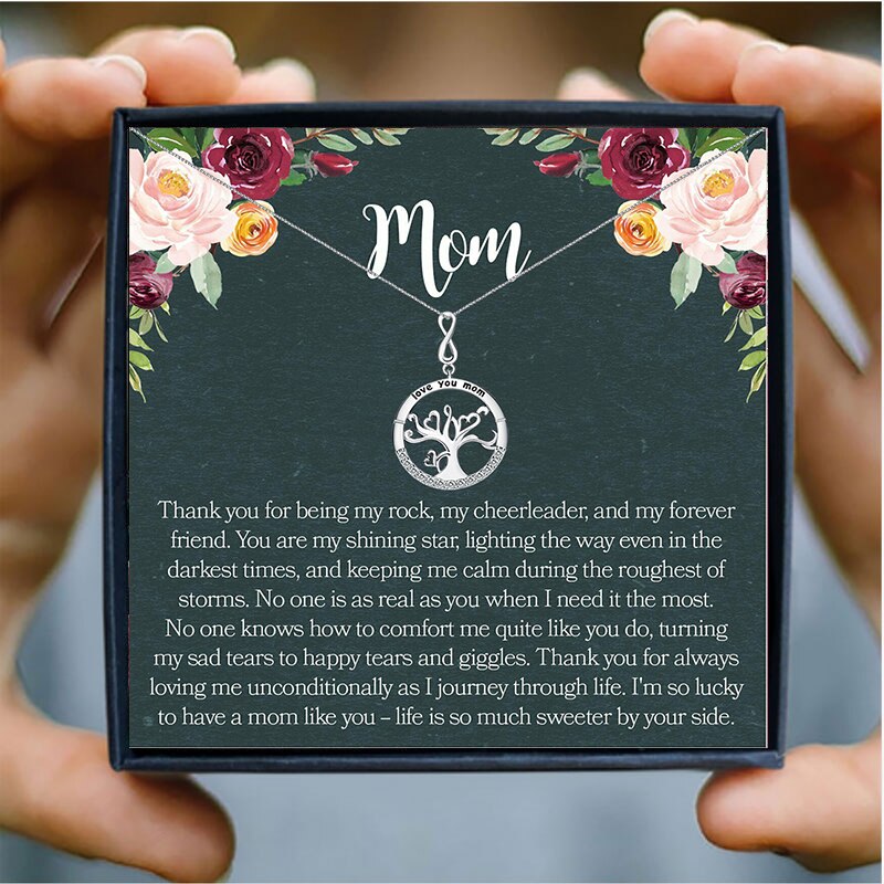Boom Van Het Leven Vrouwen Ketting Voor Mama Liefde Je Moeder Boom Hanger Ketting Sieraden Ideeën Voor Moeder Verjaardag