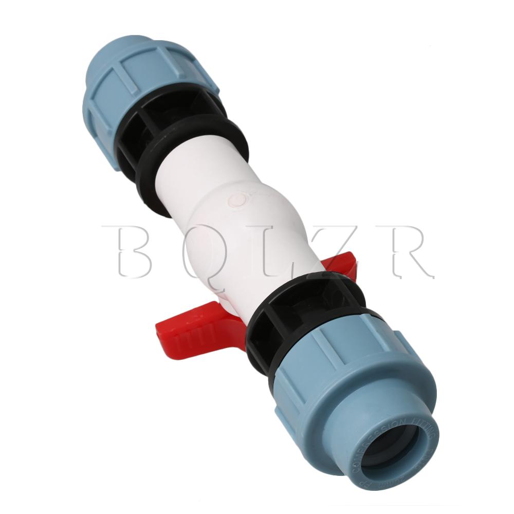 BQLZR T-Handle Shut Off Valve 63mm Plastic Ball Valve for Venting Multicolor