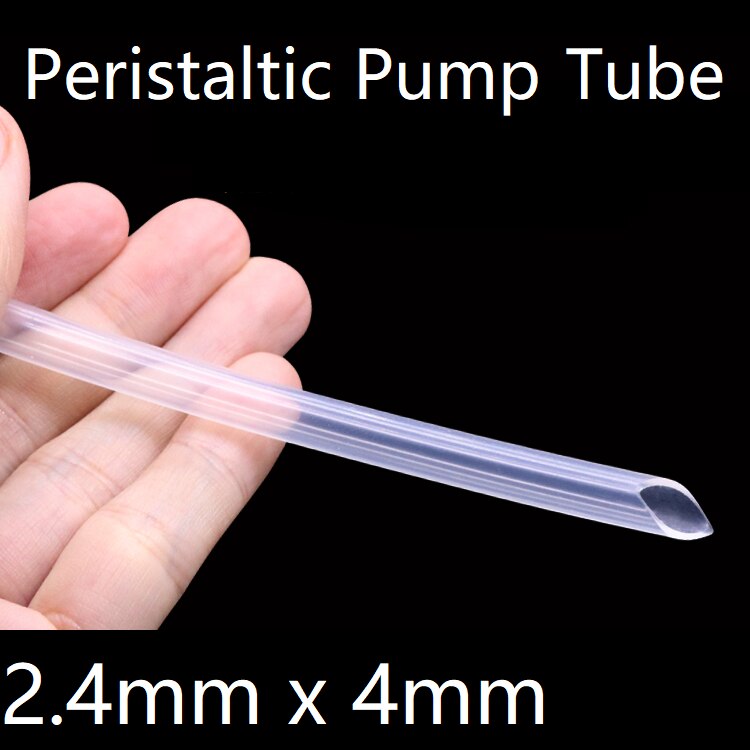 Peristaltische Pomp Buis Id 2.4Mm X 4Mm Od Zachte Siliconen Slang Muur 0.8Mm Flexibele Drink Water Sluit pijp Nontoxic Transparant
