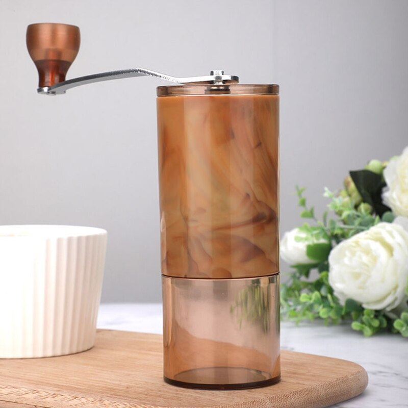 Manual Coffee Grinder Hand Coffee Grinder Mill with Ceramic Burrs Stainless Steel Handle Suitable for Camping &amp; Home Use