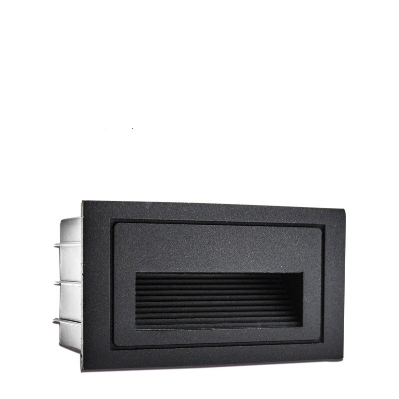 Udendørs trapper lys gulv led lys 105mm sort / hvid have gulv undeground belysning udendørs led pærer industriel