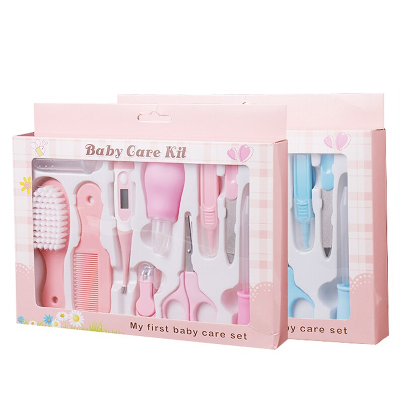 Kit de soins de santé pour bébé coupe-ongles, Kit de toilettage Portable pour -né, coupe-ongles, ensemble de soins de sécurité pour enfant, 10 pièces/ensemble