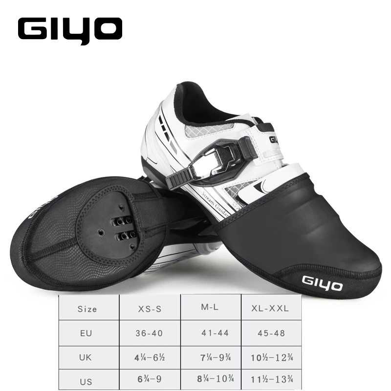 Giyo Waterdichte Schoen Covers Winter Fietsen Laarzen Neopreen Fleece Overschoenen Mtb Racefiets Teen Cover Fietsen Apparatuur: XL / Beige