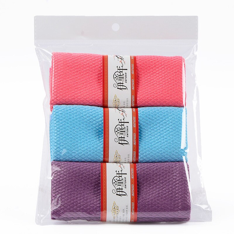 Microfiber Towel Car Wash Towel Absorbable Glass Cleaning Cloth Wipes Table Window Car Detailing Brush Car Wash Maintenance