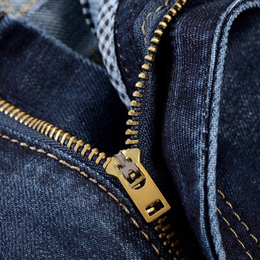 DOUDOULU Men's Casual Autumn Denim Cotton Hip Hop Loose Work Long Trousers Jeans Pants men jeans pants slim fit #30