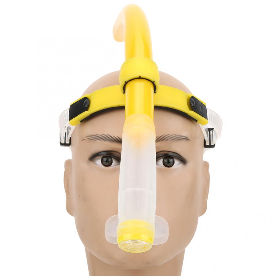 Diving Snorkel Full Dry Swimming Training Silicone Breathing Tube Beginner Practicing Underwater Snorkeling Breathing Snorkel