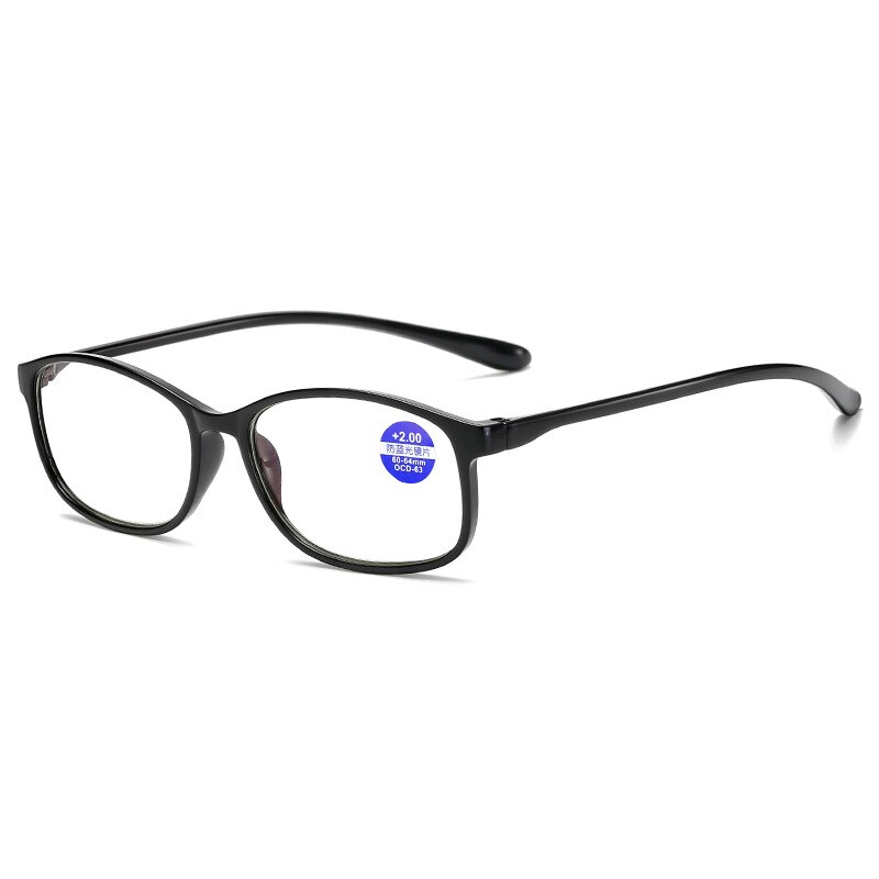 Zilead lesebriller i klassisk stil myke brilleinnfatning høydefinisjon med klar harpiks  tr90 linse presbyopiske briller unisex