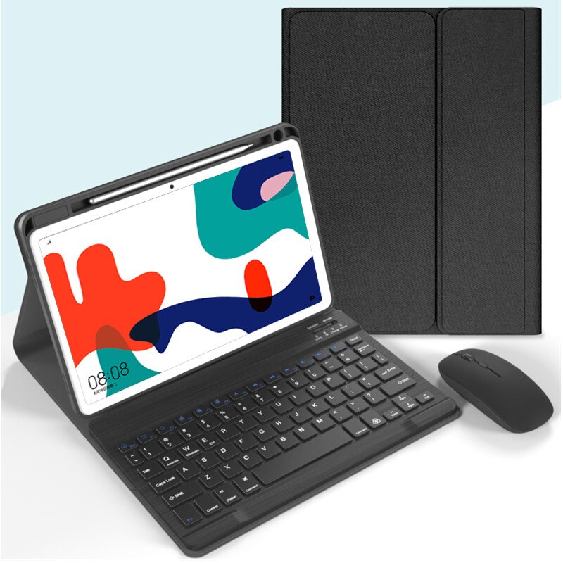 Etui til huawei matepad  t10s t10 t 10 trådløst bluetooth tastatur teclado til huawei matepad 10 4 honor  v6 magnetisk cover til tablet