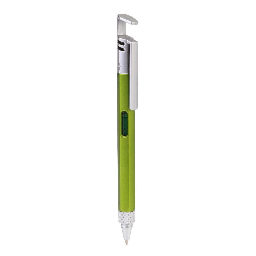 Multifunctional Pen Screwdriver Ballpoint Pen Stand Holder Tool School Office Supplies Stationery Pens: green