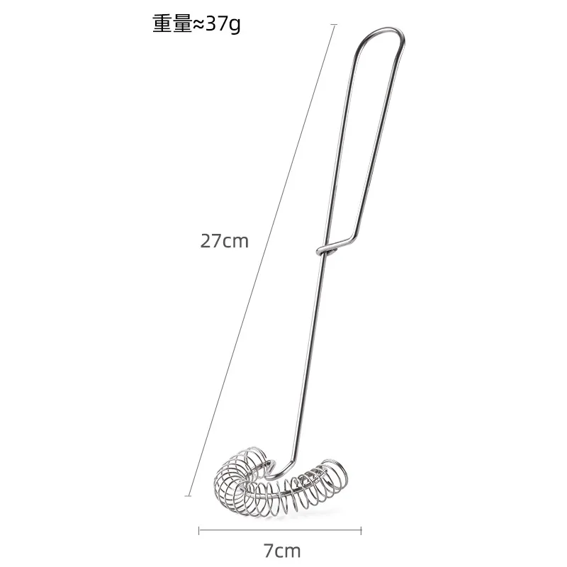 Handgarde Bakgereedschap Lente Roestvrijstalen Bubbler Huishoudelijke Eiergarde Hand Slagroom Keukengadgets en Accessoires