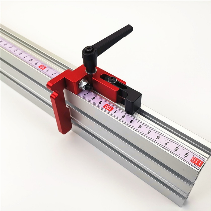 600/800mm Aluminium Profile 75mm Height T-tracks Sliding Brackets and Fixture Woodworking Workbench DIY Tool