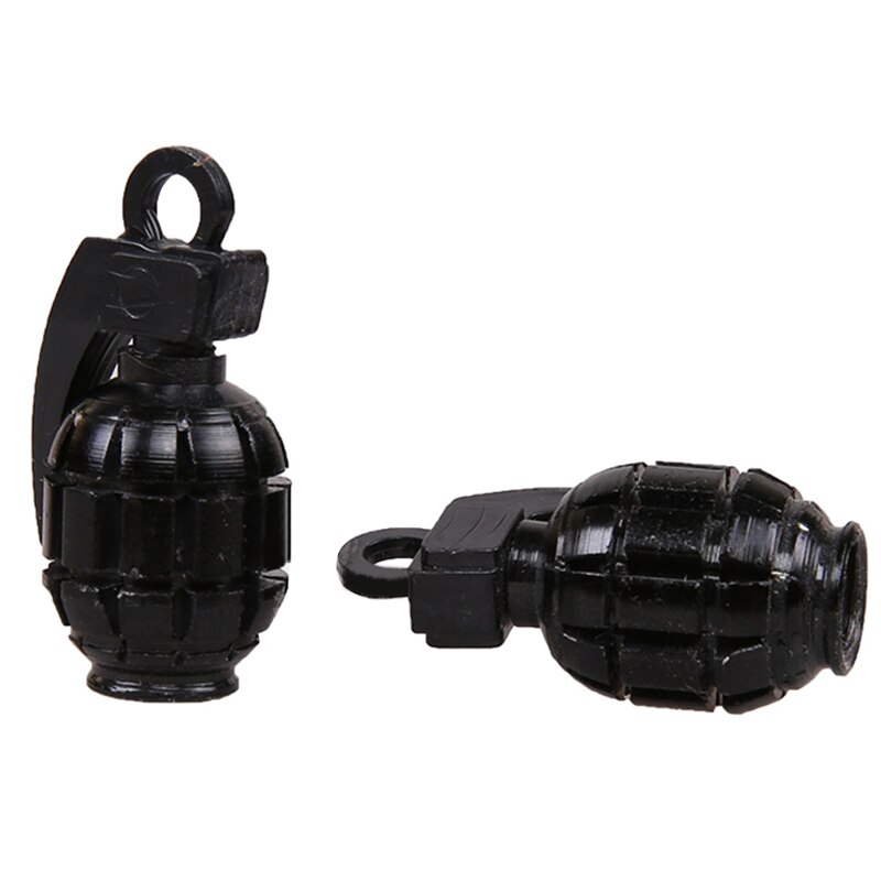 4 Stuks Ventieldopjes Grenad Voor Auto Motor Fiets Aluminium Ventieldopjes Voor Amerikaanse Kleppen Onderdelen Auto Accessoires 4 Kleuren