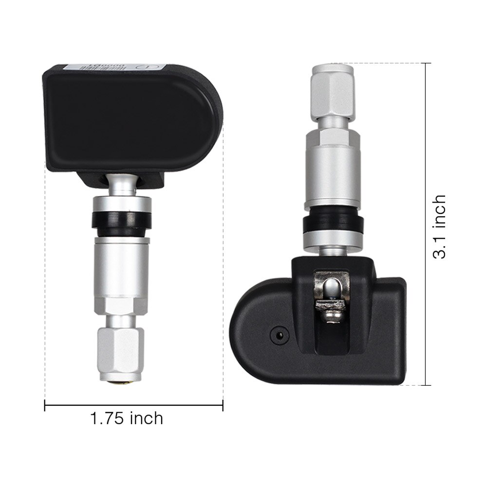 Smart Car TPMS Bluetooth 4.0 Tyre Tire Pressure Monitoring System APP Display 4 Internal/External Sensors Support Android IOS