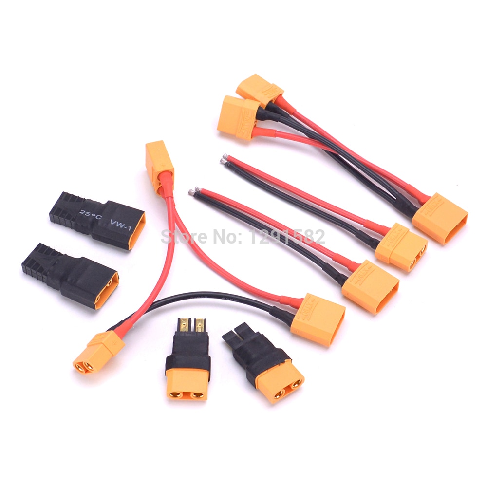 XT90 Xt 90 Connector Man Vrouw Naar T Plug Connector Met 14AWG Kabel Voor Rc Lipo Batterij Converter Adapter