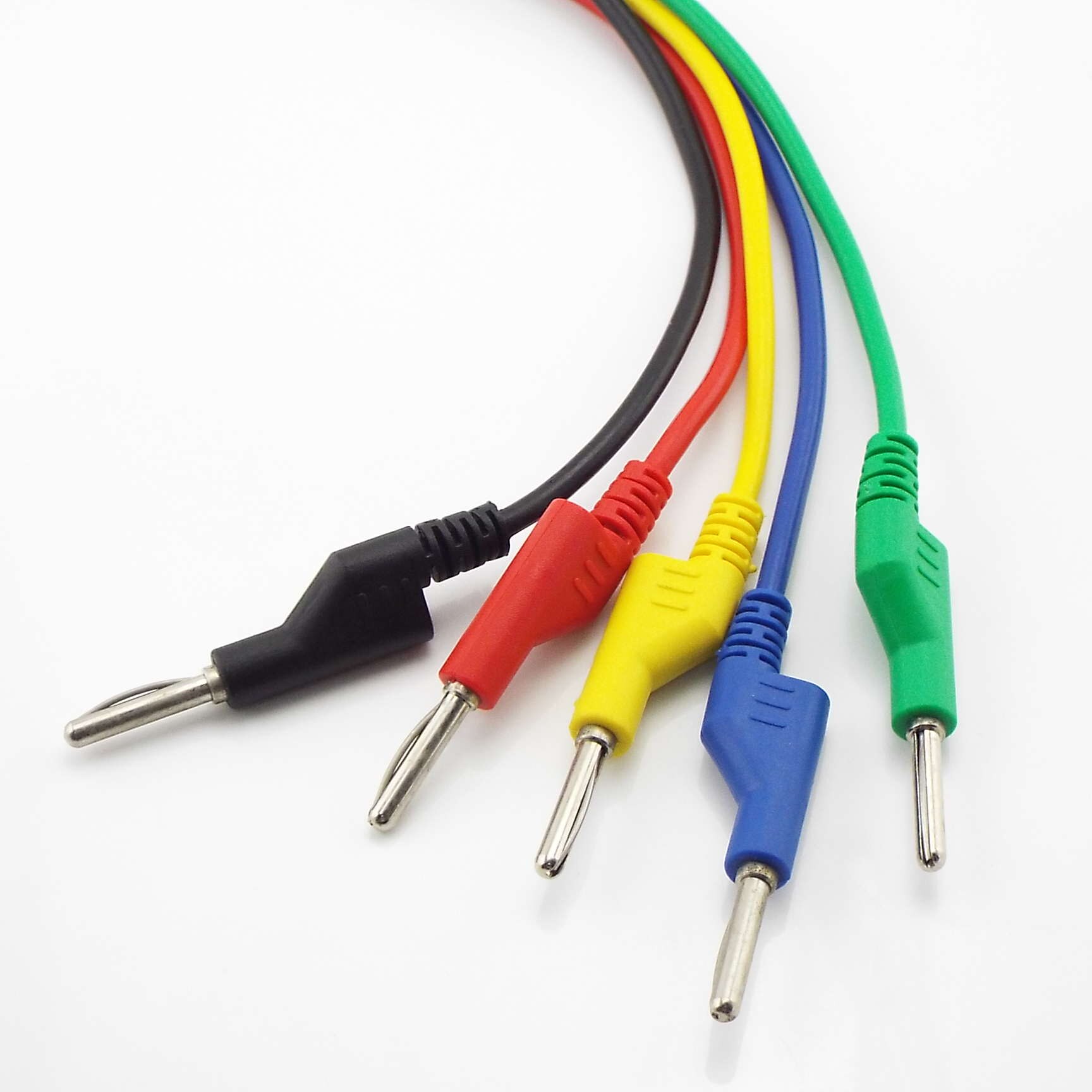 4mm Banana Plug to Alligator ClipTest lead Wire Line Double-end Electrical Voltage Crocodile 15A Multimeter DIY Connector