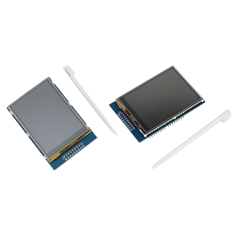 2.8Inch 240X320 Tft Lcd Module Screen Display Controller Voor Arduino Uno Met Resistive Contact Panel Diy Kit
