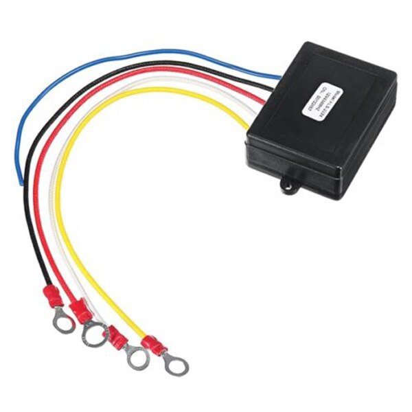 12v vinsch trådlös fjärrkontroll vinsch + mottagarsats switch 100ft dc12v för jeep bil lastbil atv suv utv varna 43hz