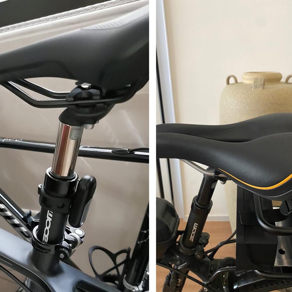 Tija de sillín para bicicleta de montaña, suspensión 350x27,2/31,6, poste de asiento de aleación de aluminio, material de aviación de alta resistencia