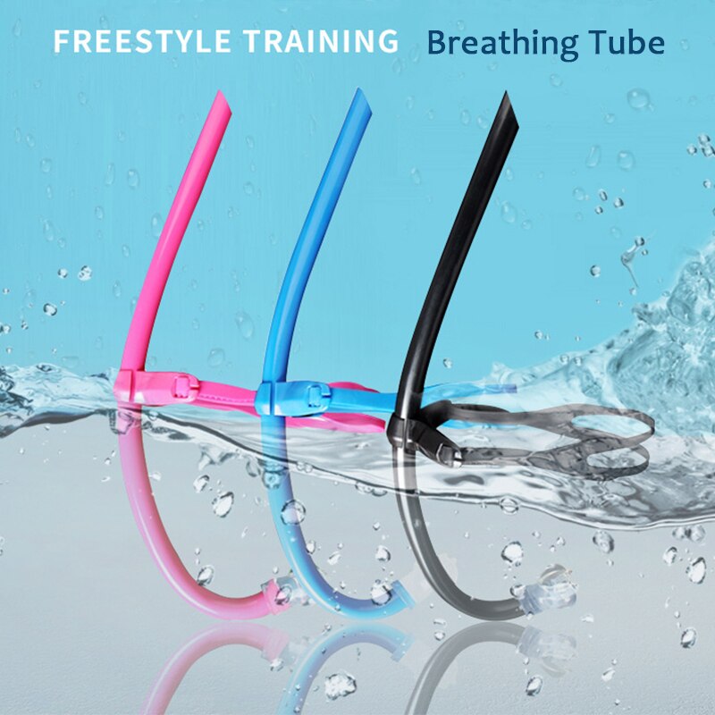 PVC + Silicone Snorkel Diving Breathing Tube Wet Snorkel Air Breathing Tube Swimming Underwater Scuba Diving Snorkeling Tube