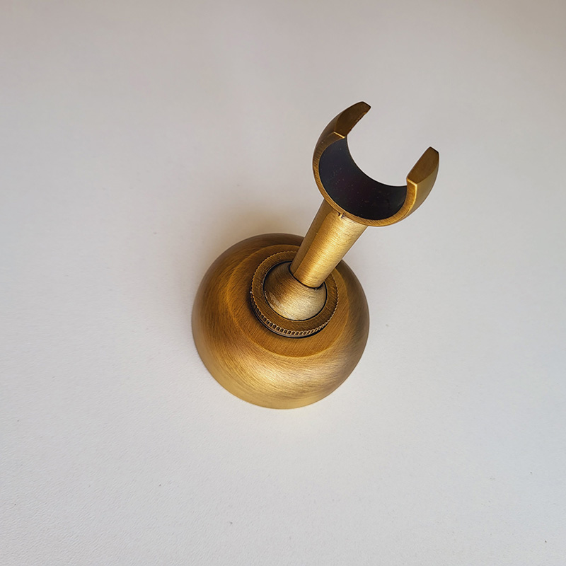 Massief Messing Gemaakt Antiek Messing Wandmontage Handdouche Houder Haak Voetstuk Beugel In Muur Douche Accessoires Badkamer Montage