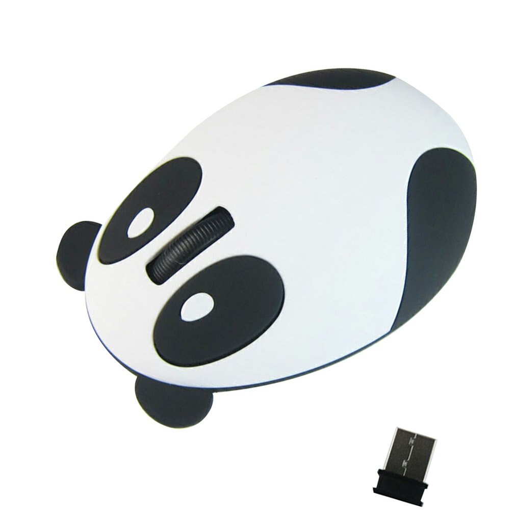 Stille Maus 2,4G Drahtlose Ladung Maus Karikatur Niedlichen Panda Optische Maus Sekretariat Heimat Computer Zubehör