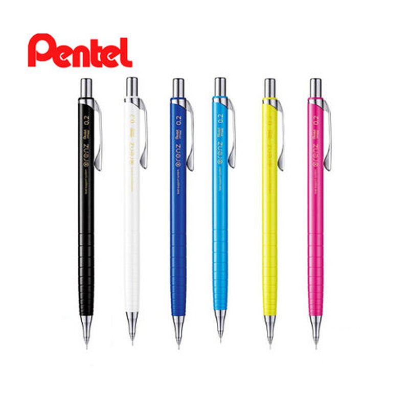 Crayon mécanique Pentel 0.2/0.3MM Orenz, croquis incassable, 5 couleurs, pointe métallique rétractable, 1 pièce, XPP502