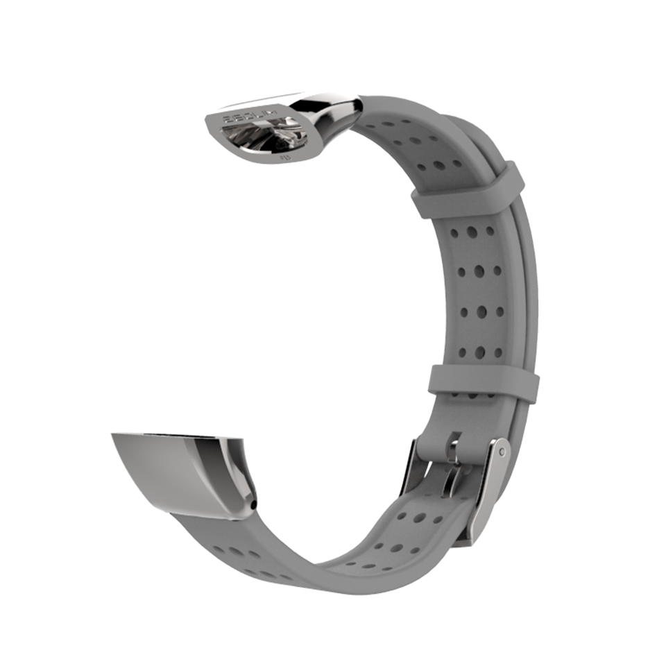 Correa de silicona para Huawei Honor Band 3, Correa deportiva para Huawei 2 Pro B19 B29, accesorios para pulseras de Honor: Silver Grey / for Honor Band 3