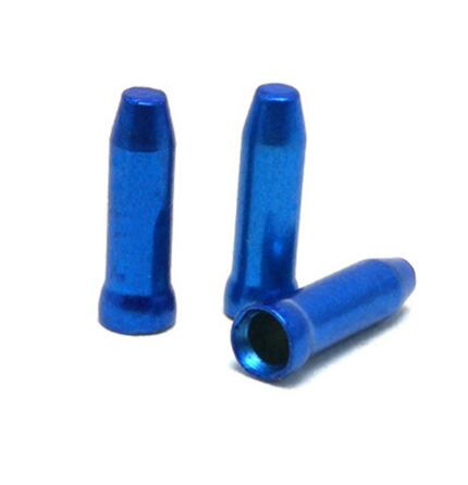 50Pcs Bicycle Cable and Housing Aluminum Bicycle Gear Rod Cable Head Crimping Mountain Bike Brake Cable Core Cover Bicycle Parts: Blue