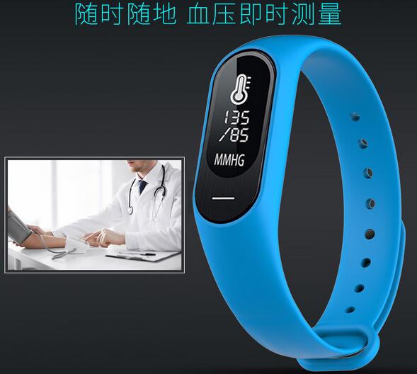 Blodtrycksmätare klocka vattentät turgoskop blodtrycksmätare puls sömnmätare fitness sport armband smart app