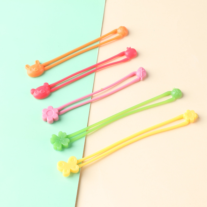 5 stücke Mehrzweck Silikon Dichtung Clips wickeln Band für Kopfhörer Kabel wickeln Lebensmittel Tasche Abdichtung Klemme Wickler Hause lagerung Werkzeuge