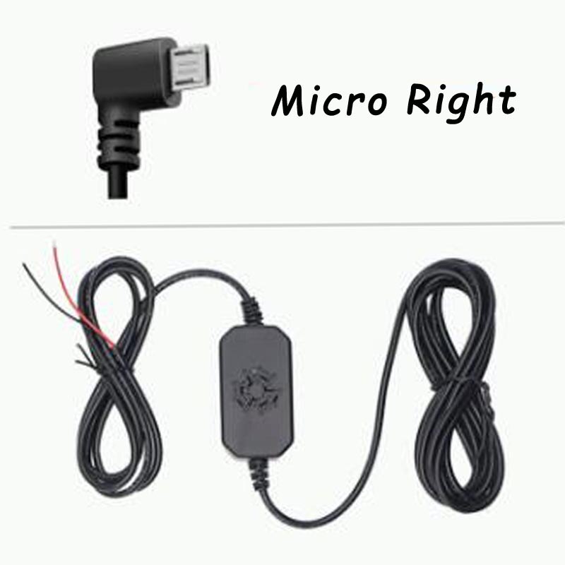 Driving Recorder Buck Line Power Po 12V to 5V 1.5A Intelligent Buck Line For Camera Recorder DVR Exclusive Power Supply Box: Ivory