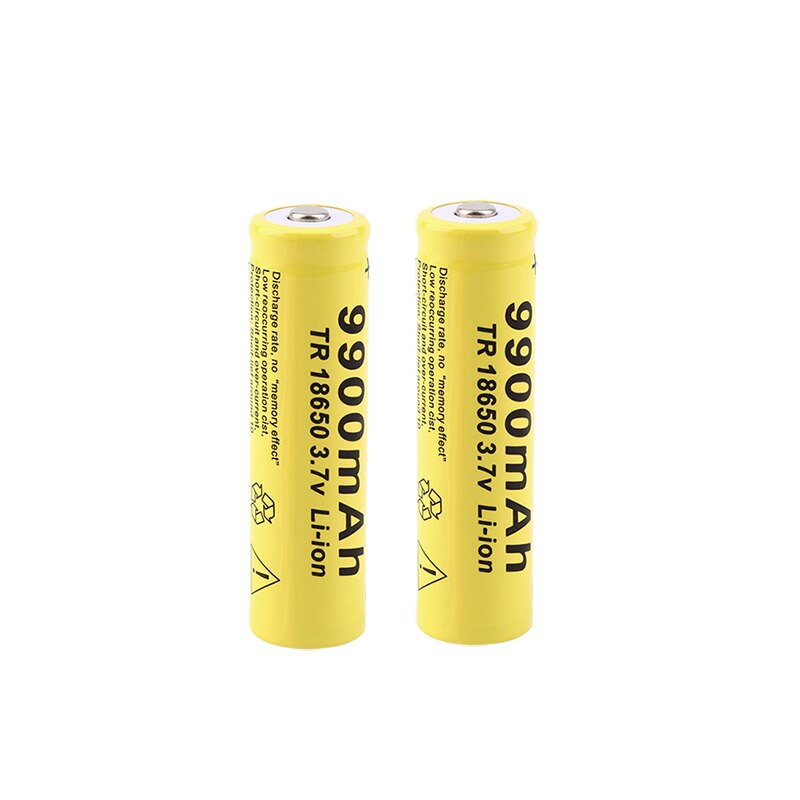 2/3/4/5pcs 18650 Batterij 9900mAh 3.7V 18650 Oplaadbare Batterij Li-Ion Lithium Bateria voor LED Zaklamp Zaklamp Lithium Batterij