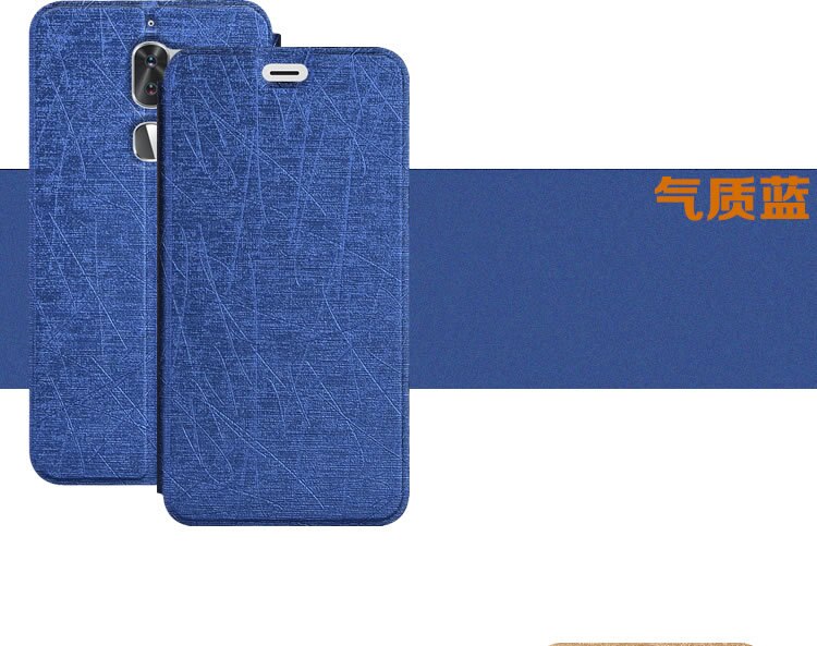For Original Letv Cool 1 Dual Leeco Coolpad Cool1 case leather flip with stand TPU silicone case for Letv LeEco Cool 1 case capa: Blue