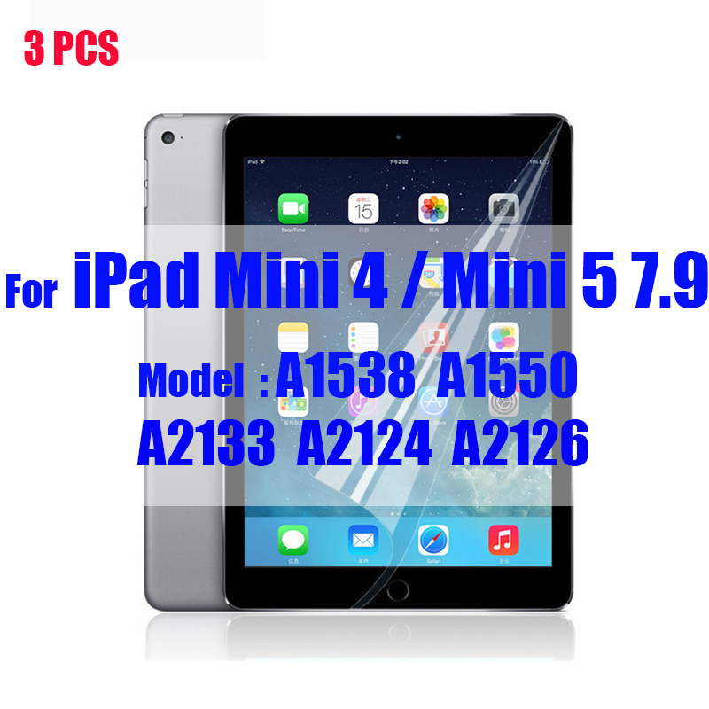 3 Pcs Pet Soft Screen Protector Voor Ipad 9.7 Beschermfolie Voor Apple Ipad Air 1 2 Matte protector Voor Ipad 5 6 Pro: For Mimi 4 5 3PCS