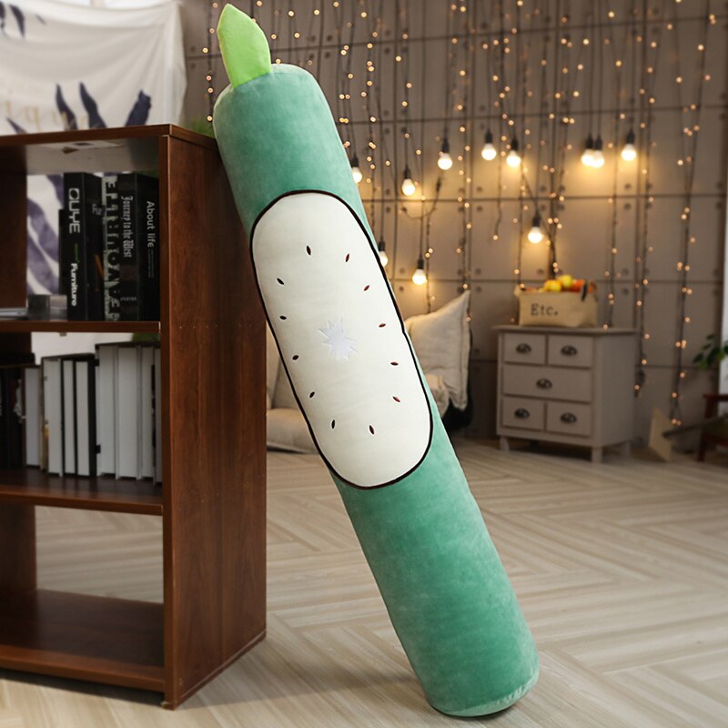100/130/160cm oreillers en peluche en forme d'avocat, jouets en peluche aux fruits, coussin doux, oreiller long, jouets en peluche en forme d'avocat, jouet alimentaire pour fille: C / 160cm